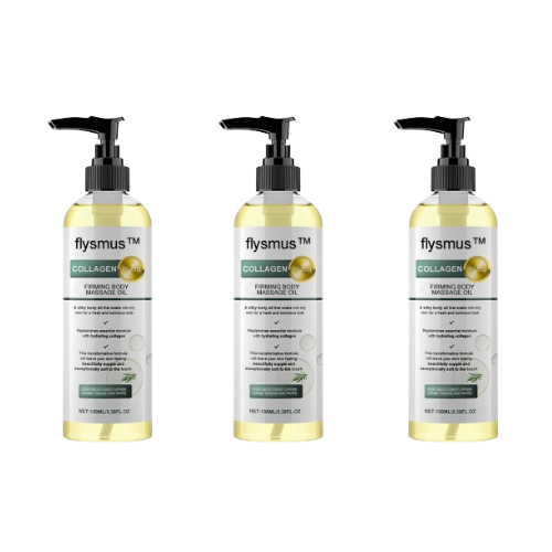flysmus™ Collagen-Powered Firming Body Massage Oil(👩⚕️Targets Stretch Marks & Cellulite)