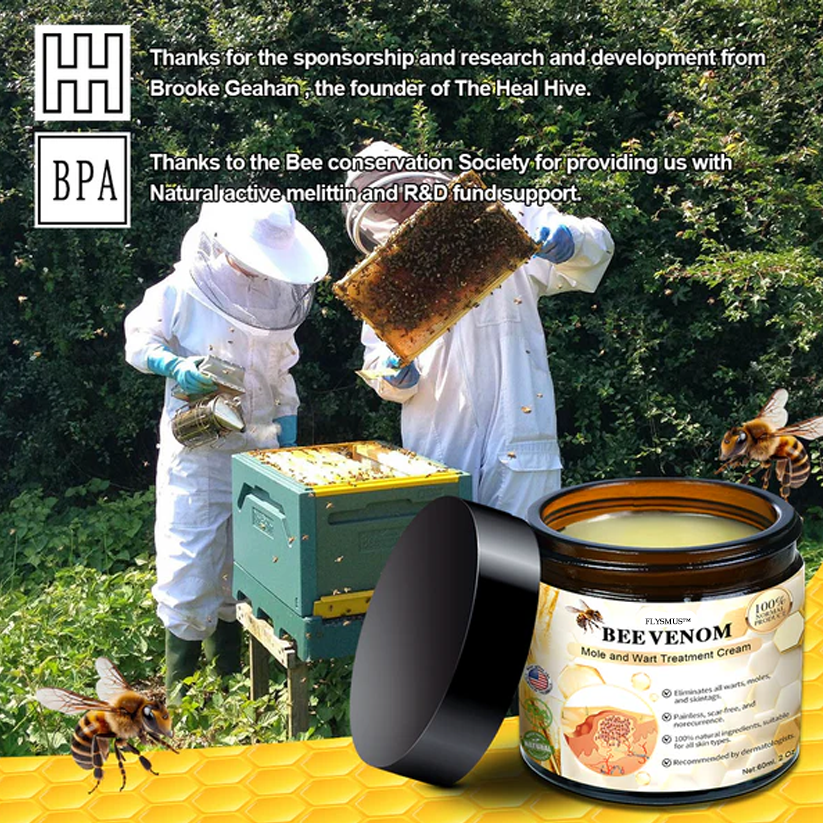 🌿🌿flysmus™ Bee Venom Mole and Wart Treatment Cream (AAD RECOMMENDS)