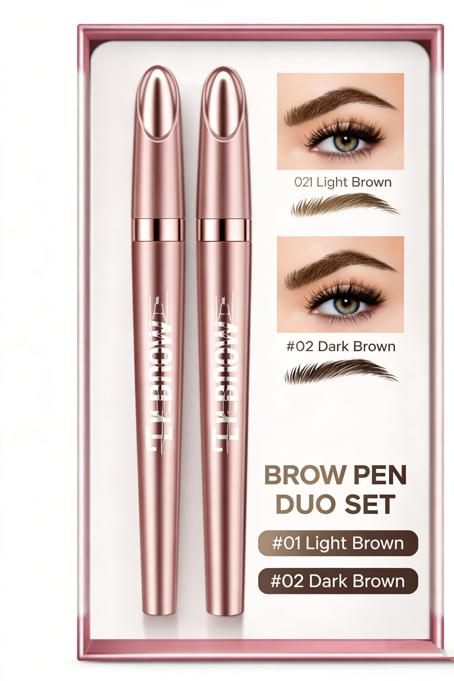 up✨💁‍♀️Four-Prong Eyebrow Pencil – Natural Microblading Effect Brows