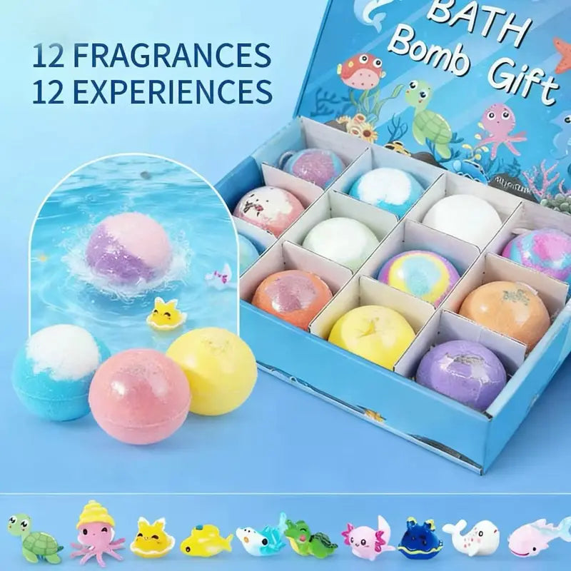 🛁🫧Bath Bomb Gift Set for Kids – Turn Every Bath Into a Magic Adventure🎁