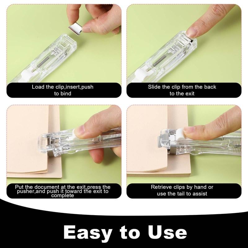 📄✨No-Hole Paper Clipper: 50+ Reusable Clips for Pristine Pages