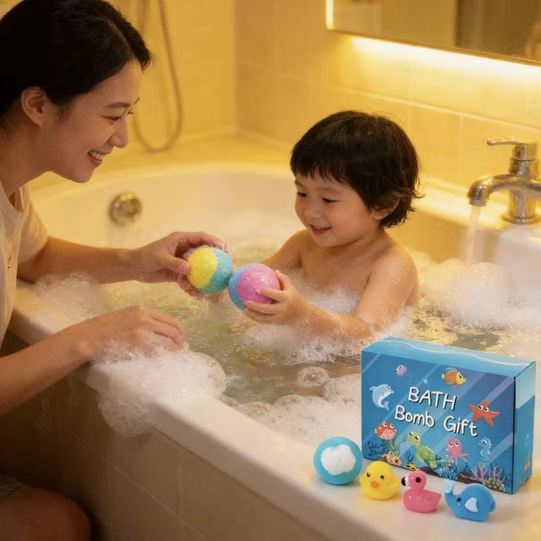 🛁🫧Bath Bomb Gift Set for Kids – Turn Every Bath Into a Magic Adventure🎁