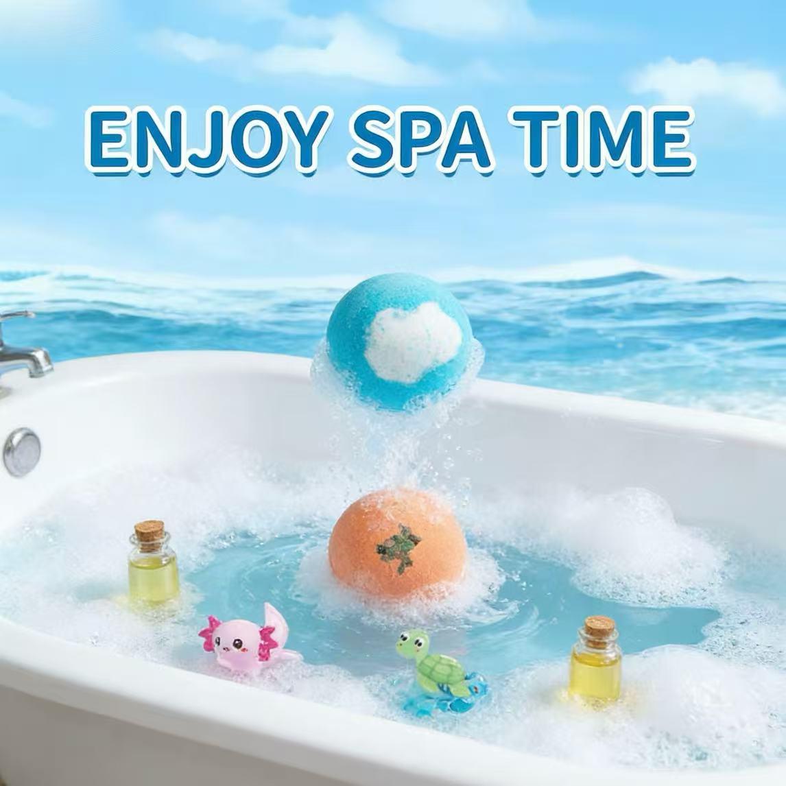 🛁🫧Bath Bomb Gift Set for Kids – Turn Every Bath Into a Magic Adventure🎁