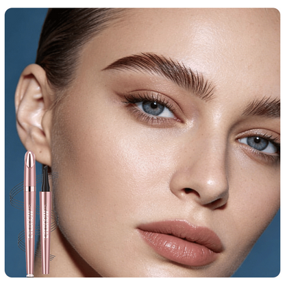 💎👁️Four-Prong Eyebrow Pencil – Natural Microblading Effect Brows