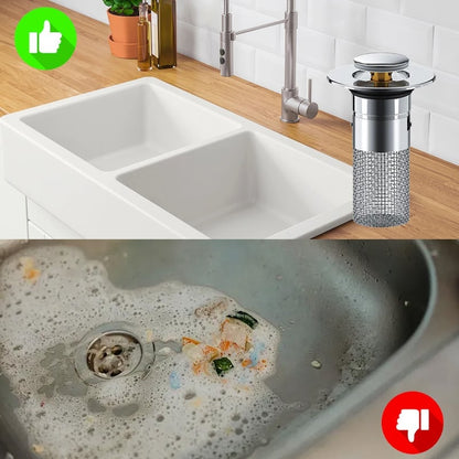 🚿Heavy-Duty Shower & Sink Drain Strainer - Anti-Clogging