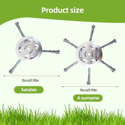 🎁Hot Sale 59% OFF🔥Universal Steel Wire Trimmer Head Replacement-Heavy-Duty Weed Brush Cutter