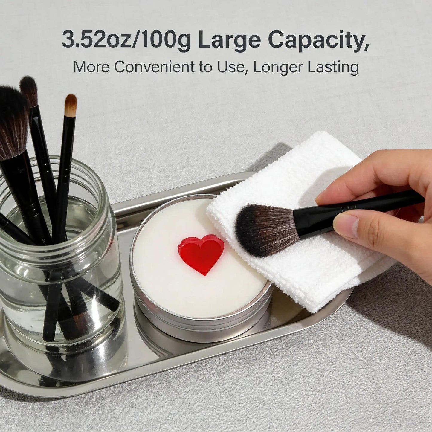🖌️🫧Say Goodbye to Bacteria – Makeup Brush Cleaner Soap - ➡️Stop Scrubbing Start Swirling