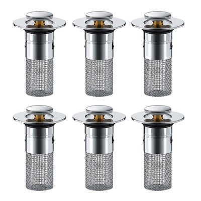 🚿Heavy-Duty Shower & Sink Drain Strainer - Anti-Clogging
