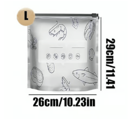 🔥🔥Reusable Aluminium Foil Sealable Storage Bags — Keep Food Fresh For Longer