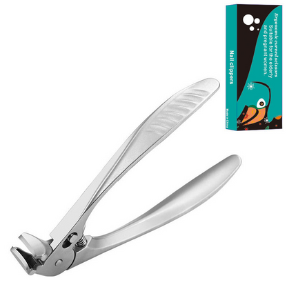 ✋2026 HOT SALE – Stainless Steel Nail Clipper with Curved Precision Blades – Effortless for Thick Nails & Seniors! ✂️✨