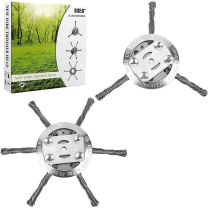 🎁Hot Sale 59% OFF🔥Universal Steel Wire Trimmer Head Replacement-Heavy-Duty Weed Brush Cutter