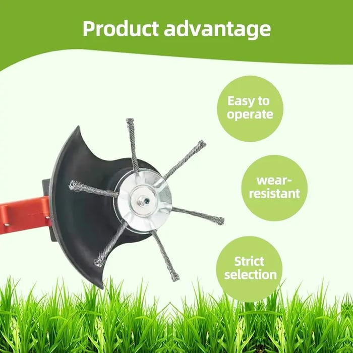 🎁Hot Sale 59% OFF🔥Universal Steel Wire Trimmer Head Replacement-Heavy-Duty Weed Brush Cutter