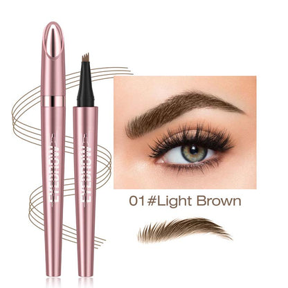 💎👁️Four-Prong Eyebrow Pencil – Natural Microblading Effect Brows