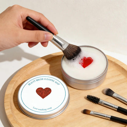 🖌️🫧Say Goodbye to Bacteria – Makeup Brush Cleaner Soap - ➡️Stop Scrubbing Start Swirling