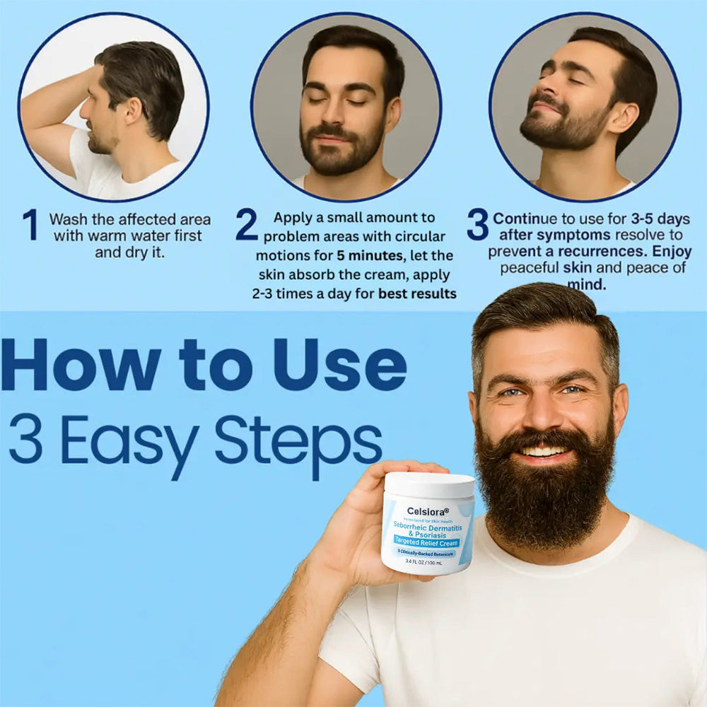 🌿Scalp & Beard Comfort Cream Steroid-Free Botanical Formula with Kudzu Root