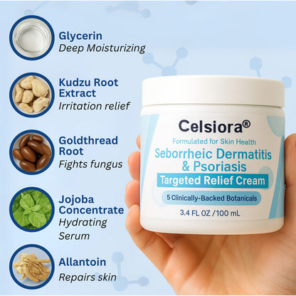 🌿Scalp & Beard Comfort Cream Steroid-Free Botanical Formula with Kudzu Root