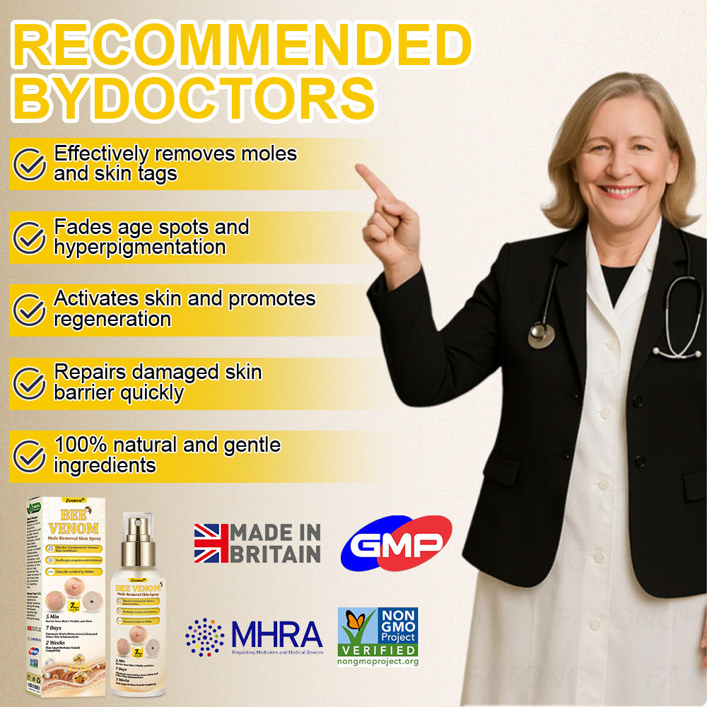 🐝𝐳𝐯𝐨𝐞𝐯𝐨® 𝐁𝐞𝐞 𝐕𝐞𝐧𝐨𝐦 𝐒𝐤𝐢𝐧 𝐒𝐩𝐫𝐚𝐲 – Dermatologist-recommended, provides effective relief for stubborn warts, skin bumps, infections, scars, and various skin concerns.