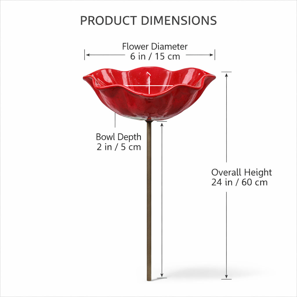 💖🎁2026 Mother's Day Gifts 50% Off--🎁Handmade Metal Flower Garden Stake🐦