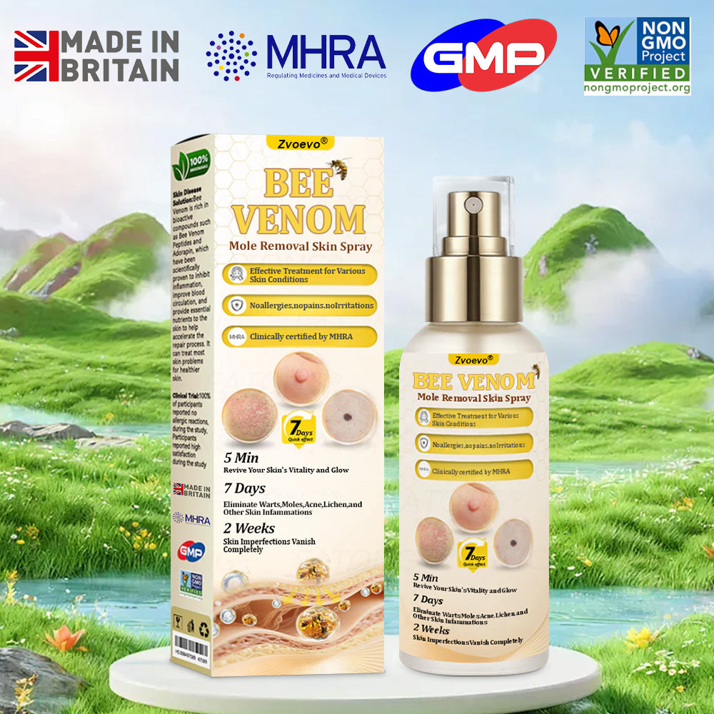 🐝𝐳𝐯𝐨𝐞𝐯𝐨® 𝐁𝐞𝐞 𝐕𝐞𝐧𝐨𝐦 𝐒𝐤𝐢𝐧 𝐒𝐩𝐫𝐚𝐲 – Dermatologist-recommended, provides effective relief for stubborn warts, skin bumps, infections, scars, and various skin concerns.