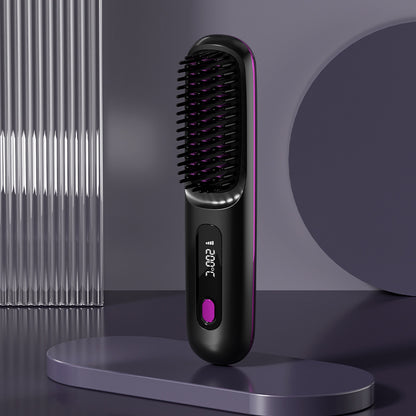 🪮⚡The First Smart Styling Brush for Short Hair – Precise, Safe & Effortless