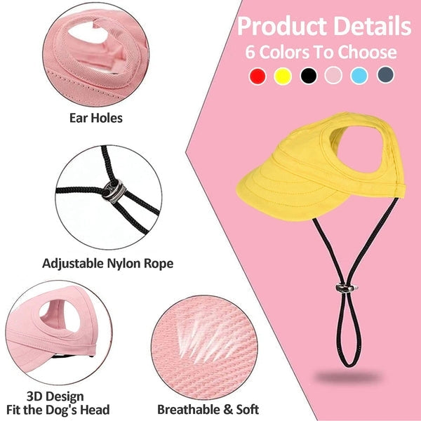 🐕🐾Keep Your Pup Cool & Stylish: The Ultimate UV Protection Sun Hat for Happy Tails!