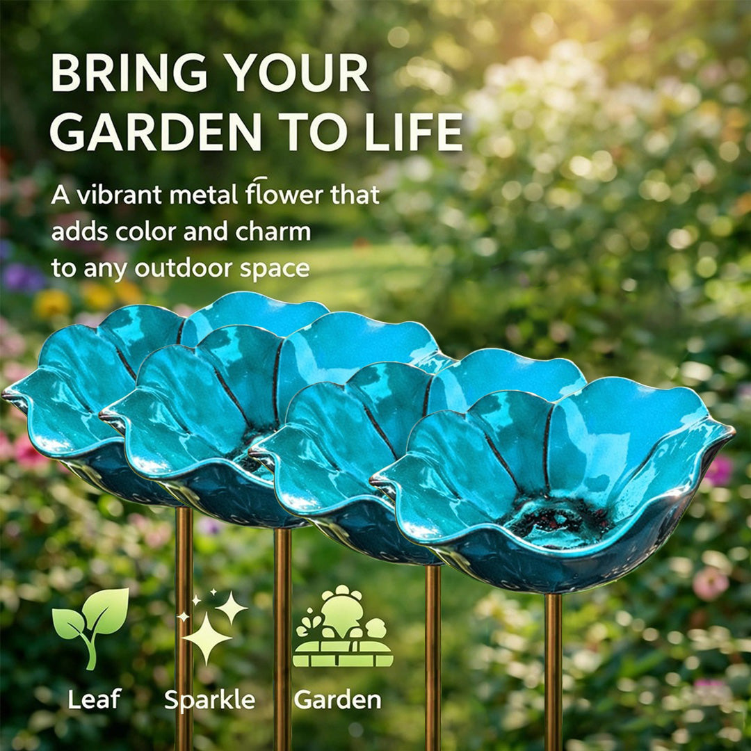 💖🎁2026 Mother's Day Gifts 50% Off--🎁Handmade Metal Flower Garden Stake🐦