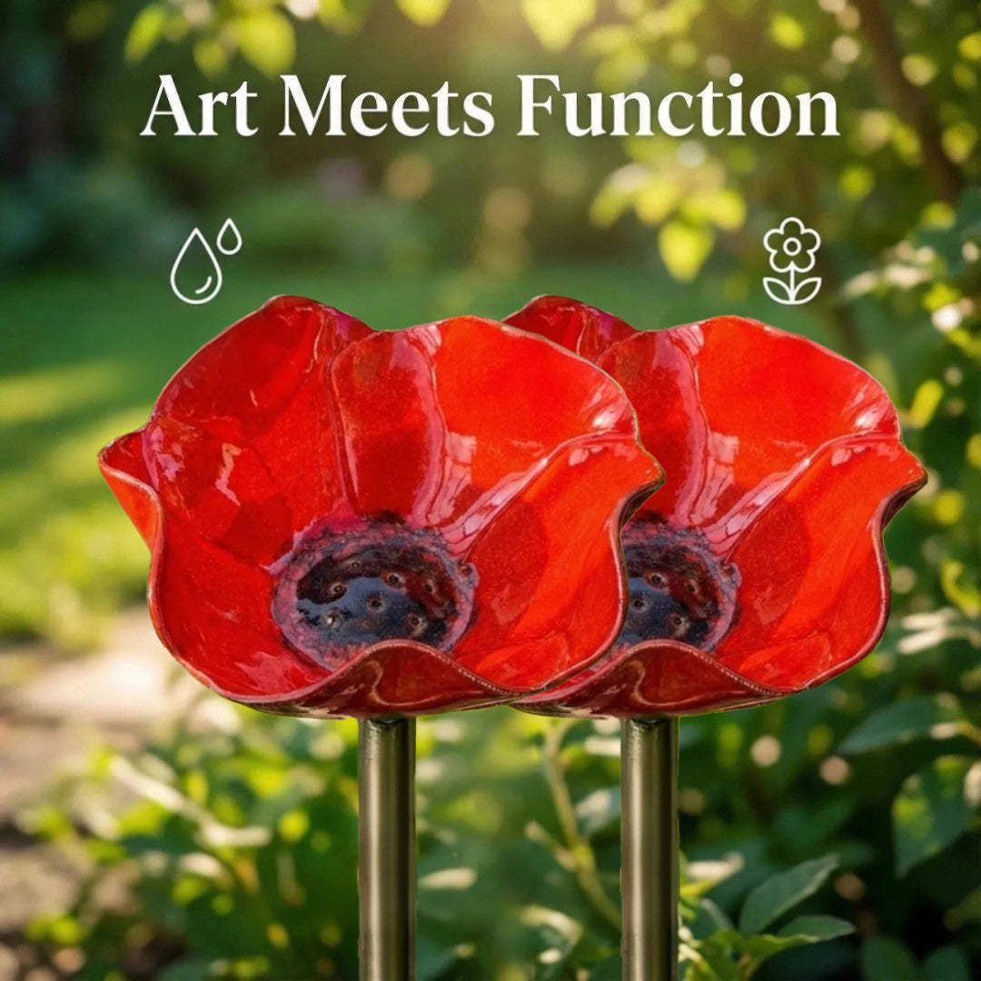 💖🎁2026 Mother's Day Gifts 50% Off--🎁Handmade Metal Flower Garden Stake🐦