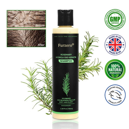 ⏰LAST DAY 50% OFF - 🌳Furzero® Organic Rosemary Hair Growth Shampoo