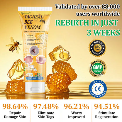 flysmus™Tagheal Bee Venom Mole and Wart Treatment Cream🐝(🔥 Last  day promotion 70% off🔥)