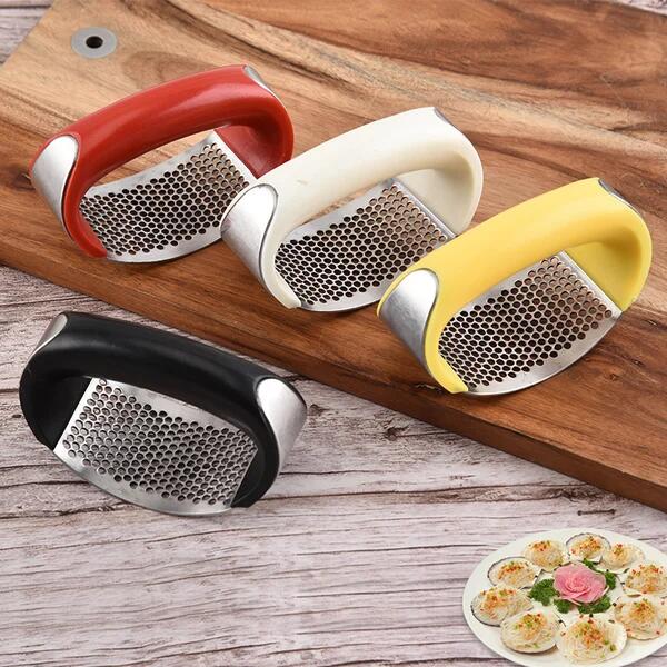 up✨ Premium Stainless Steel Garlic Rocker – Crush & Mince in Seconds (Dishwasher Safe)