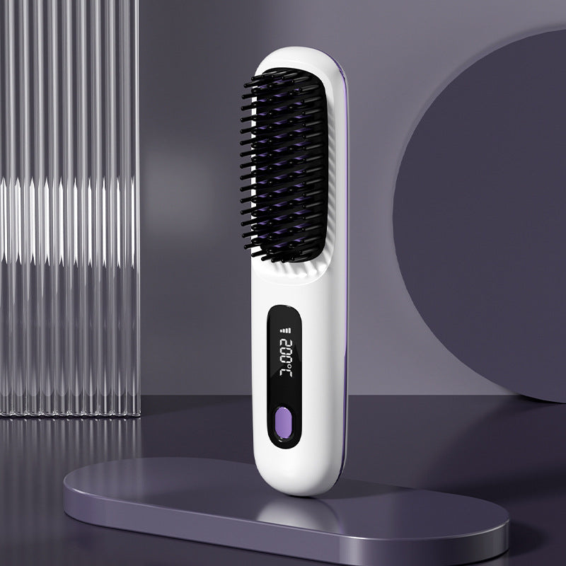 🪮⚡The First Smart Styling Brush for Short Hair – Precise, Safe & Effortless