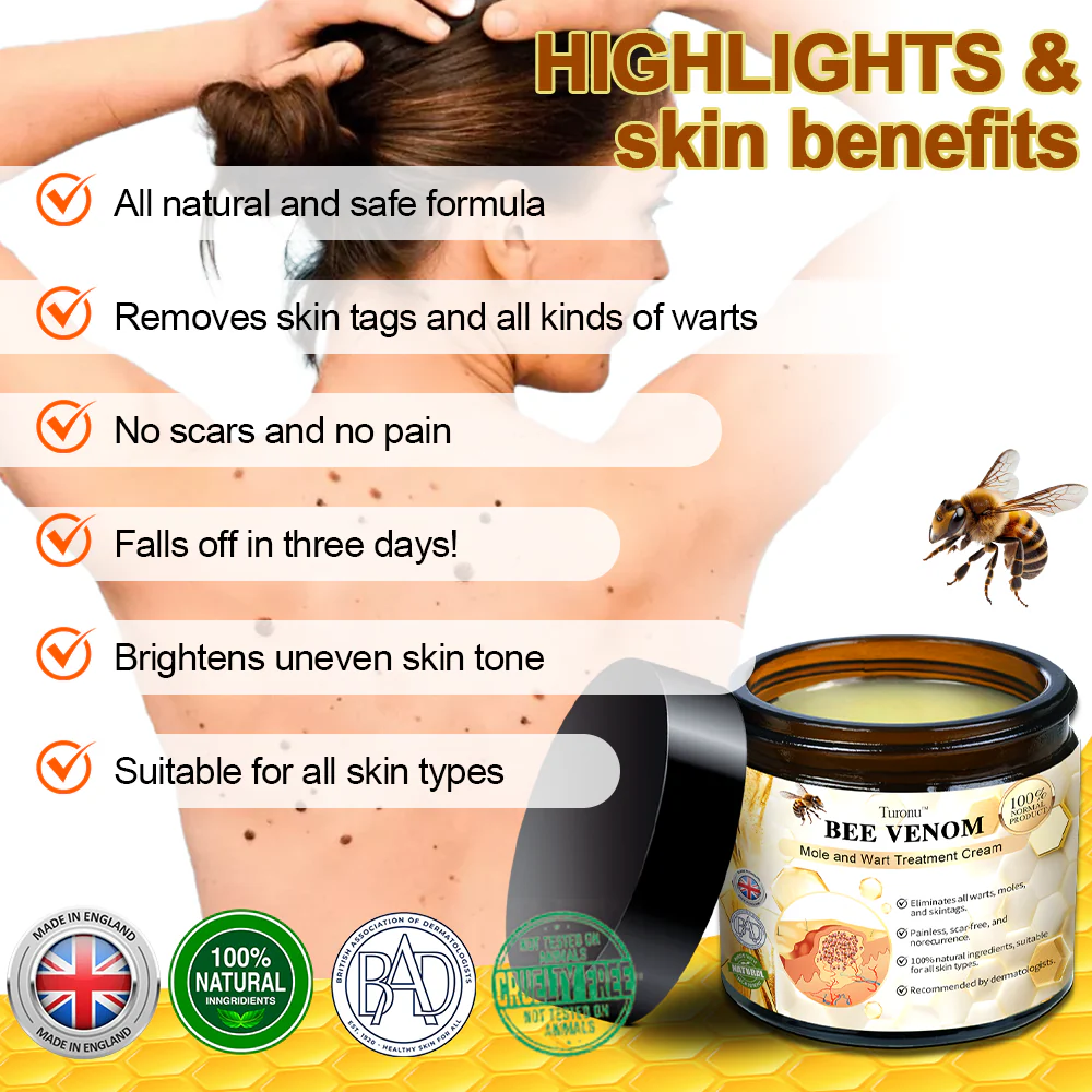 🏅✅Meets BAD Standards | Turonu™ Bee Venom Skin Treatment Cream