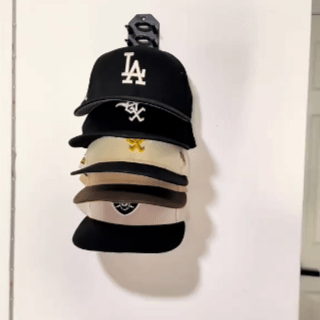 🧢📦 2-Pack Hat Organizer – Multilayer Wall & Door Storage Holder with Dual Mounting Options🏠