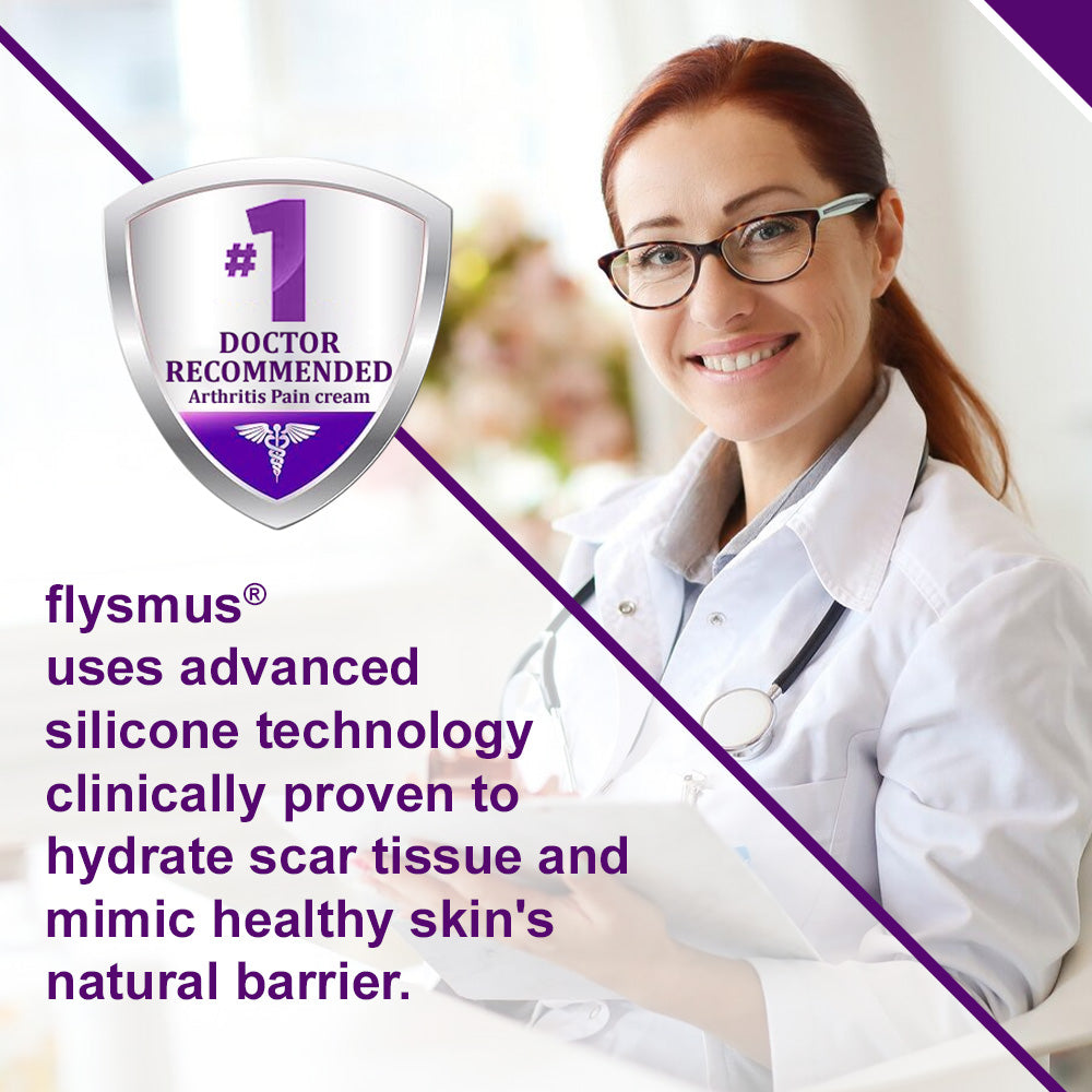 💙MHRA-CERTIFIED✅flysmus® cure FACE & BODY SCAR GEL – Clinically proven to soften, flatten and fade surgical scars, acne marks, burns, keloids and trauma-related scars.