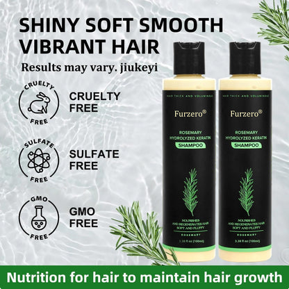 🔥LAST DAY 50% OFF - 🌿Furzero® Organic Rosemary Hair Growth Shampoo
