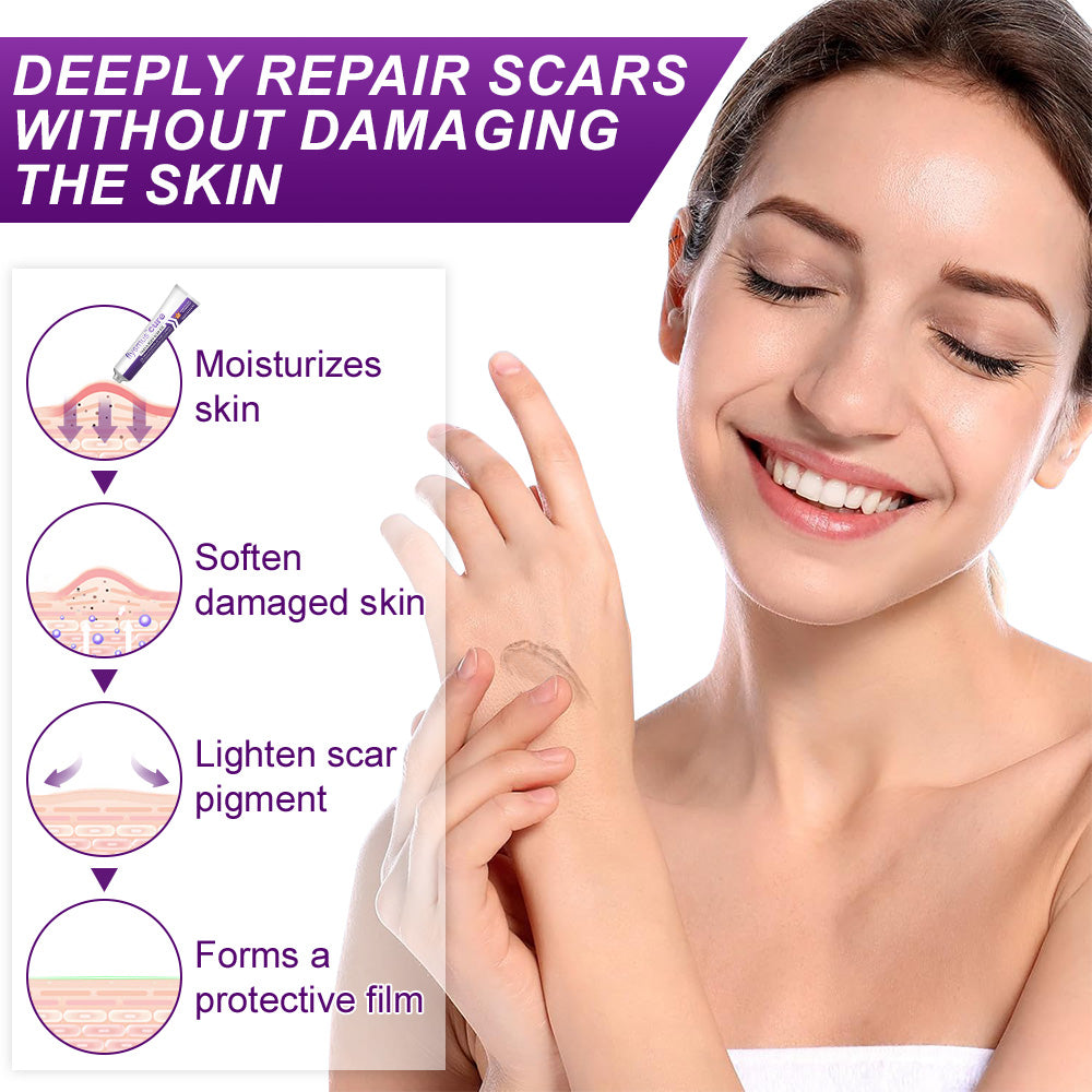 💙MHRA-CERTIFIED✅flysmus® cure FACE & BODY SCAR GEL – Clinically proven to soften, flatten and fade surgical scars, acne marks, burns, keloids and trauma-related scars.