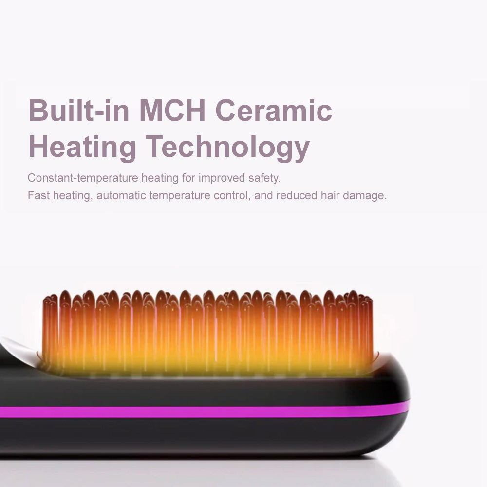 🪮⚡The First Smart Styling Brush for Short Hair – Precise, Safe & Effortless
