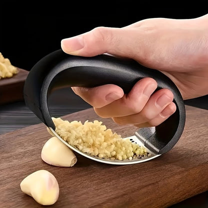 up✨ Premium Stainless Steel Garlic Rocker – Crush & Mince in Seconds (Dishwasher Safe)