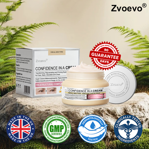 UK 🧑‍⚕️ 𝐙𝐯𝐨𝐞𝐯𝐨® Confidence in a Cream – Hydrating & Age-Defying Face Moisturiser, Visibly Reduces Fine Lines & Wrinkles