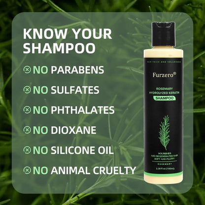 🔥LAST DAY 50% OFF - 🌿Furzero® Organic Rosemary Hair Growth Shampoo