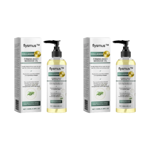flysmus™ Collagen-Powered Firming Body Massage Oil(👩‍⚕️Targets Stretch Marks & Cellulite)
