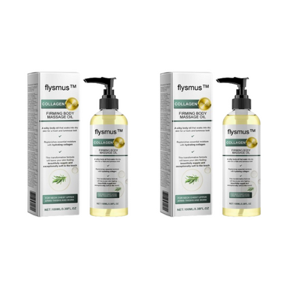 flysmus™ Collagen-Powered Firming Body Massage Oil(👩‍⚕️Targets Stretch Marks & Cellulite)