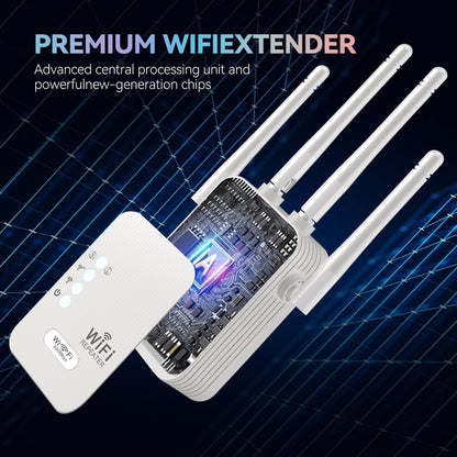 📶⚡ 2025 Strongest 6-Antenna WiFi Extender