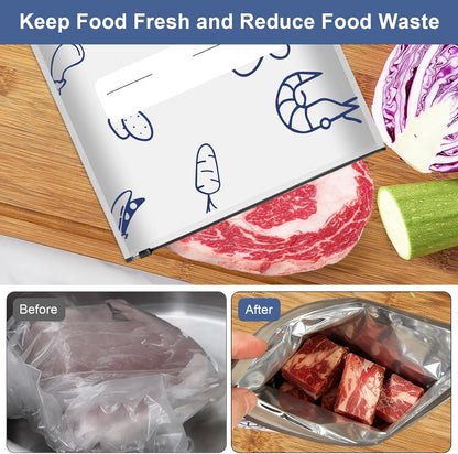 🔥🔥Reusable Aluminium Foil Sealable Storage Bags — Keep Food Fresh For Longer
