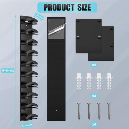 🧢📦 2-Pack Hat Organizer – Multilayer Wall & Door Storage Holder with Dual Mounting Options🏠