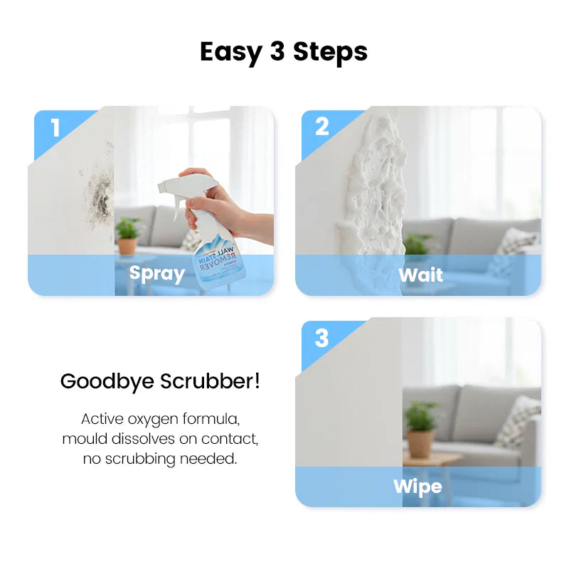 🆙🆙🔥Highly Effective Mould Removal Spray - Prevents Mould Regrowth.🛡️Save your and your family's health🏠