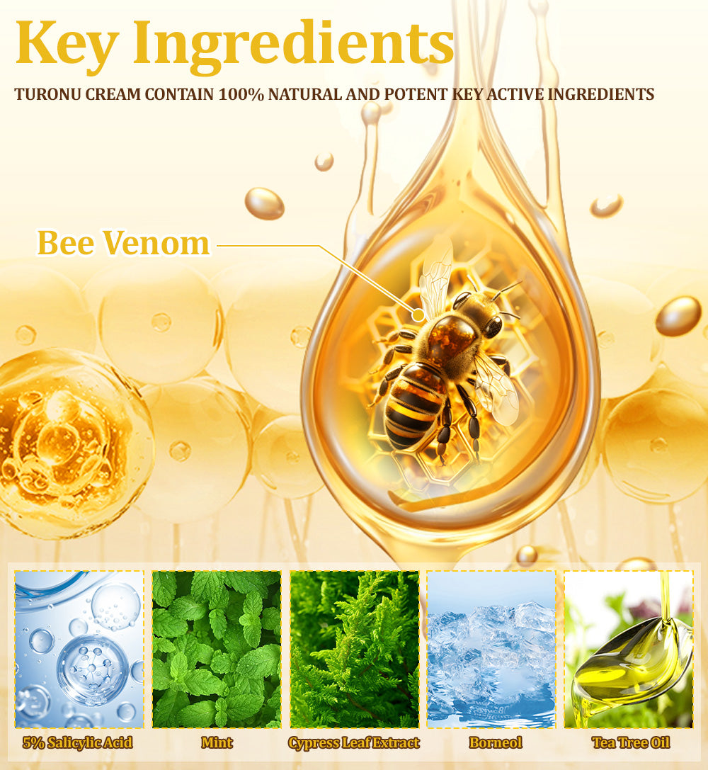 🌿🐝Turonu™ Bee Venom Skin Treatment Cream (✅ Meets UK Dermatology Standards)