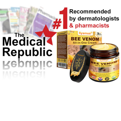 💙𝐌𝐇𝐑𝐀-𝐀𝐏𝐏𝐑𝐎𝐕𝐄𝐃 🐝𝐟𝐥𝐲𝐬𝐦𝐮𝐬® 𝐁𝐞𝐞 𝐕𝐞𝐧𝐨𝐦 𝐀𝐥𝐥-𝐢𝐧-𝐎𝐧𝐞 𝐂𝐫𝐞𝐚𝐦 – Provides effective relief for stubborn warts, skin bumps, lesions, infections, and scars.Up