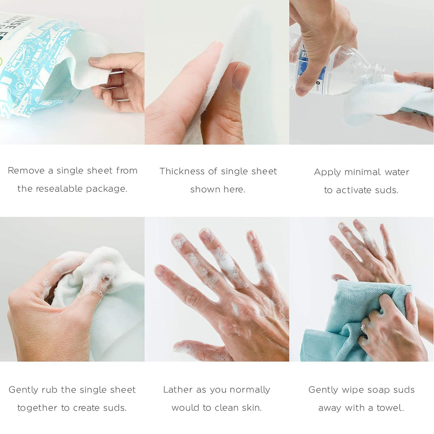 🧼🫧Rinse-Free Bathing Wipes — Perfect for Elderly Care, Post-Surgery Recovery, Camping, Gym & Travel