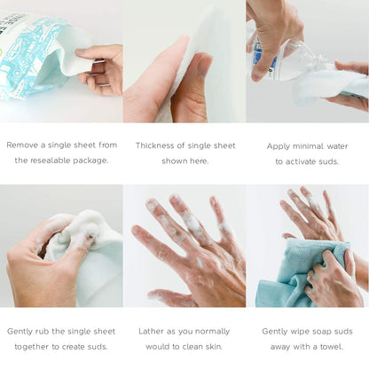 🧼🫧Rinse-Free Bathing Wipes — Perfect for Elderly Care, Post-Surgery Recovery, Camping, Gym & Travel